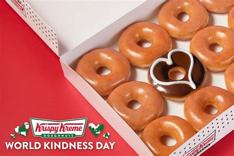 krispy kreme kindness day participating stores|world kindness day.